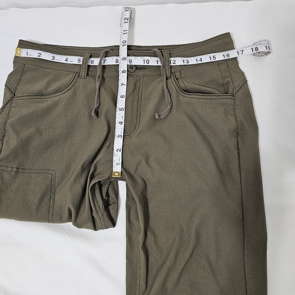 prAna Halle II HIKING Pant - Women's 14 Olive Green 95% Nylon 5% Elastane - Picture 4 of 9